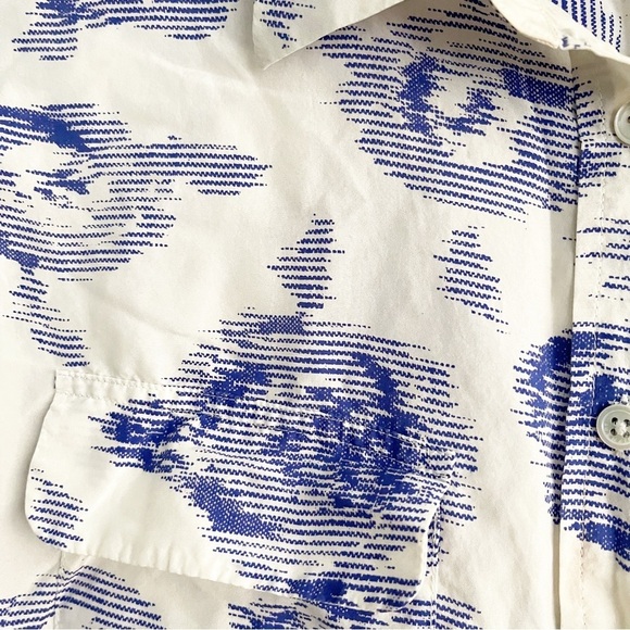 Equipment Henri Silk Blouse Blue English Rose - Picture 3 of 6